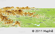 Physical Panoramic Map of Nanzhao