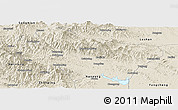 Shaded Relief Panoramic Map of Nanzhao