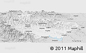 Silver Style Panoramic Map of Nanzhao
