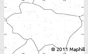 Blank Simple Map of Nanzhao, no labels