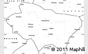 Blank Simple Map of Nanzhao