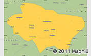Savanna Style Simple Map of Nanzhao