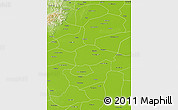 Physical 3D Map of Qi Xian