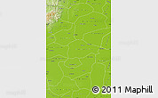 Physical Map of Qi Xian