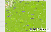 Physical Panoramic Map of Qi Xian