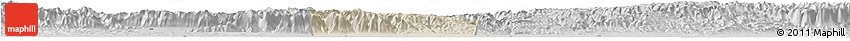 Shaded Relief Horizon Map of Qinyang, desaturated