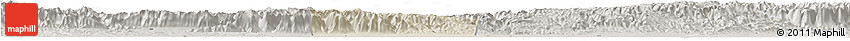 Shaded Relief Horizon Map of Qinyang, semi-desaturated