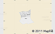 Classic Style Map of Qinyang, single color outside