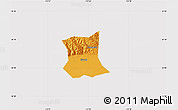 Political Map of Qinyang, cropped outside