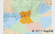 Political Map of Qinyang, lighten