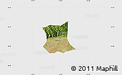 Satellite Map of Qinyang, single color outside