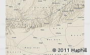 Shaded Relief Map of Qinyang