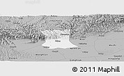 Gray Panoramic Map of Qinyang