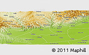 Physical Panoramic Map of Qinyang