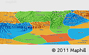 Political Panoramic Map of Qinyang