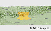 Savanna Style Panoramic Map of Qinyang