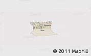 Shaded Relief Panoramic Map of Qinyang, cropped outside