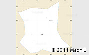 Classic Style Simple Map of Qinyang, single color outside
