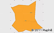 Political Simple Map of Qinyang, cropped outside