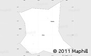 Silver Style Simple Map of Qinyang