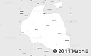 Silver Style Simple Map of Queshan