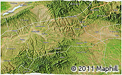 Satellite 3D Map of Shan Xian