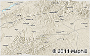 Shaded Relief 3D Map of Shan Xian