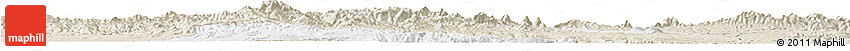 Classic Style Horizon Map of Shan Xian