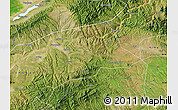 Satellite Map of Shan Xian