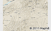 Shaded Relief Map of Shan Xian