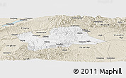 Classic Style Panoramic Map of Shan Xian