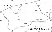 Blank Simple Map of Shan Xian