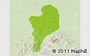Physical 3D Map of Shangcheng, lighten