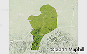 Satellite 3D Map of Shangcheng, lighten