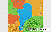 Political Map of Shangcheng