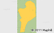 Savanna Style Simple Map of Shangcheng