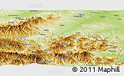 Physical Panoramic Map of Song Xian