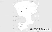 Silver Style Simple Map of Song Xian