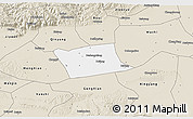 Classic Style 3D Map of Wen Xian