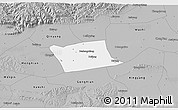 Gray 3D Map of Wen Xian