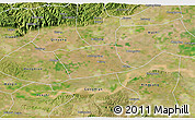 Satellite 3D Map of Wen Xian