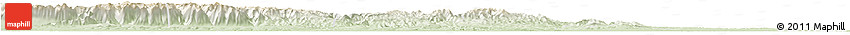 Physical Horizon Map of Wen Xian, lighten