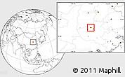 Blank Location Map of Wen Xian