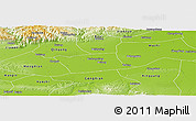 Physical Panoramic Map of Wen Xian