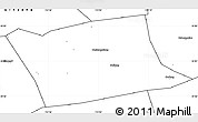 Blank Simple Map of Wen Xian