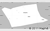 Gray Simple Map of Wen Xian