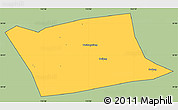 Savanna Style Simple Map of Wen Xian, cropped outside