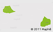 Physical 3D Map of Xiangcheng, cropped outside