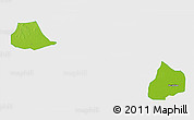 Physical 3D Map of Xiangcheng, single color outside