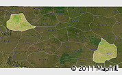 Satellite 3D Map of Xiangcheng, darken